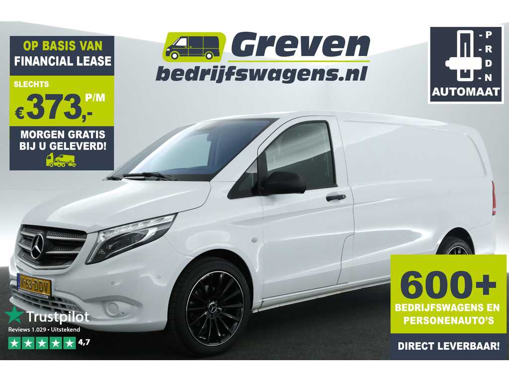 Mercedes-Benz Vito 114 CDI Lang Automaat | Kameleon Folie | Airco Camera Cruise Navi PDC 3 Persoons LED 18"LMV