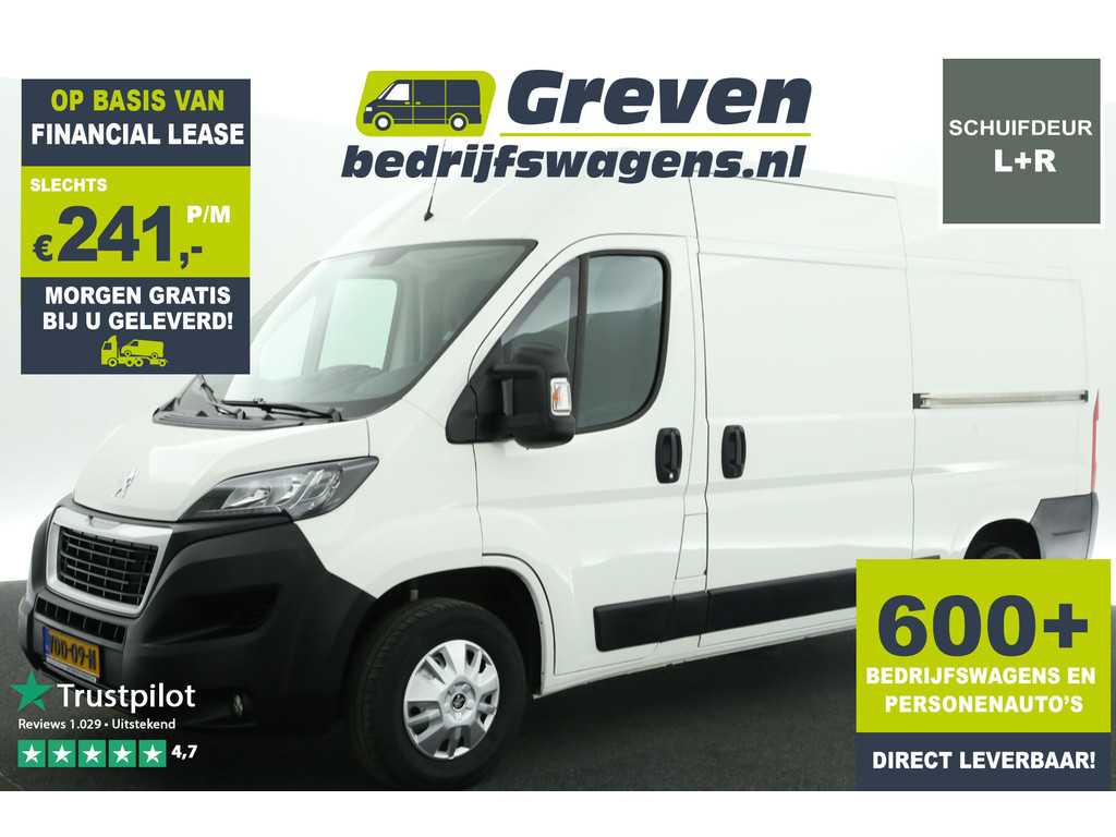 Peugeot Boxer 330 2.0 L2H2 2xSchuifdeur Airco Camera Cruise Navi PDC 3 Persoons LED Elektrpakket