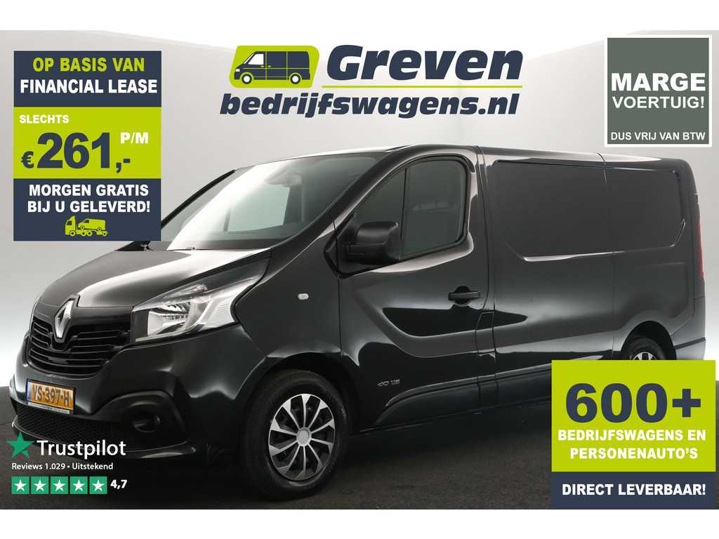 Renault Trafic 1.6 dCi T27 L1H1 Marge Airco Airco PDC Navi 3 Persoons Metallic Elektrpakket