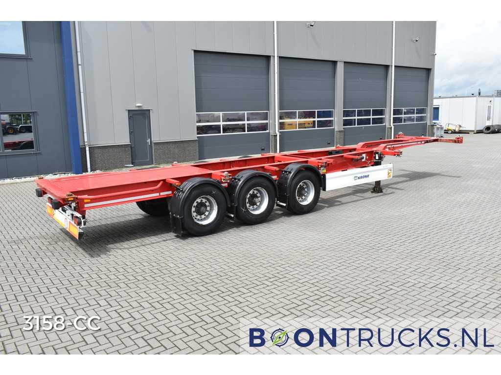 Krone SD BOX LINER | 2x20-40ft HC * 4650 Kg * FIXED CHASSIS * APK 10-2024 * 8x AVAILABLE