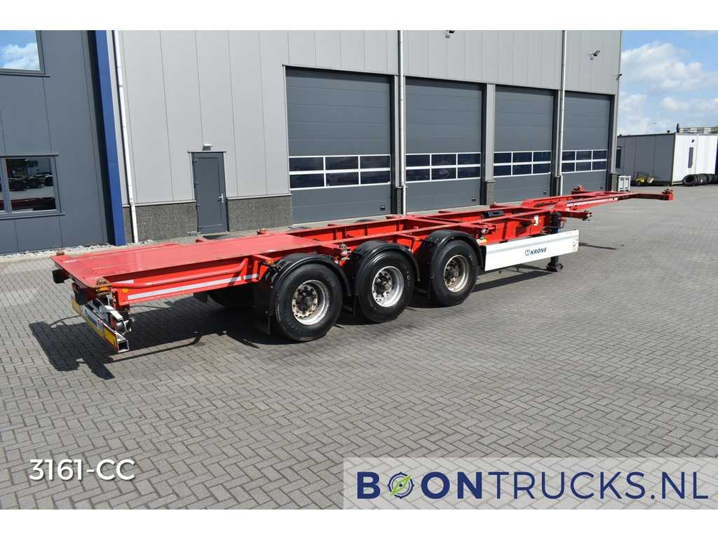 Krone SD BOX LINER | 2x20-40ft HC * 4650 Kg * FIXED CHASSIS * APK 10-2024 * 8x AVAILABLE