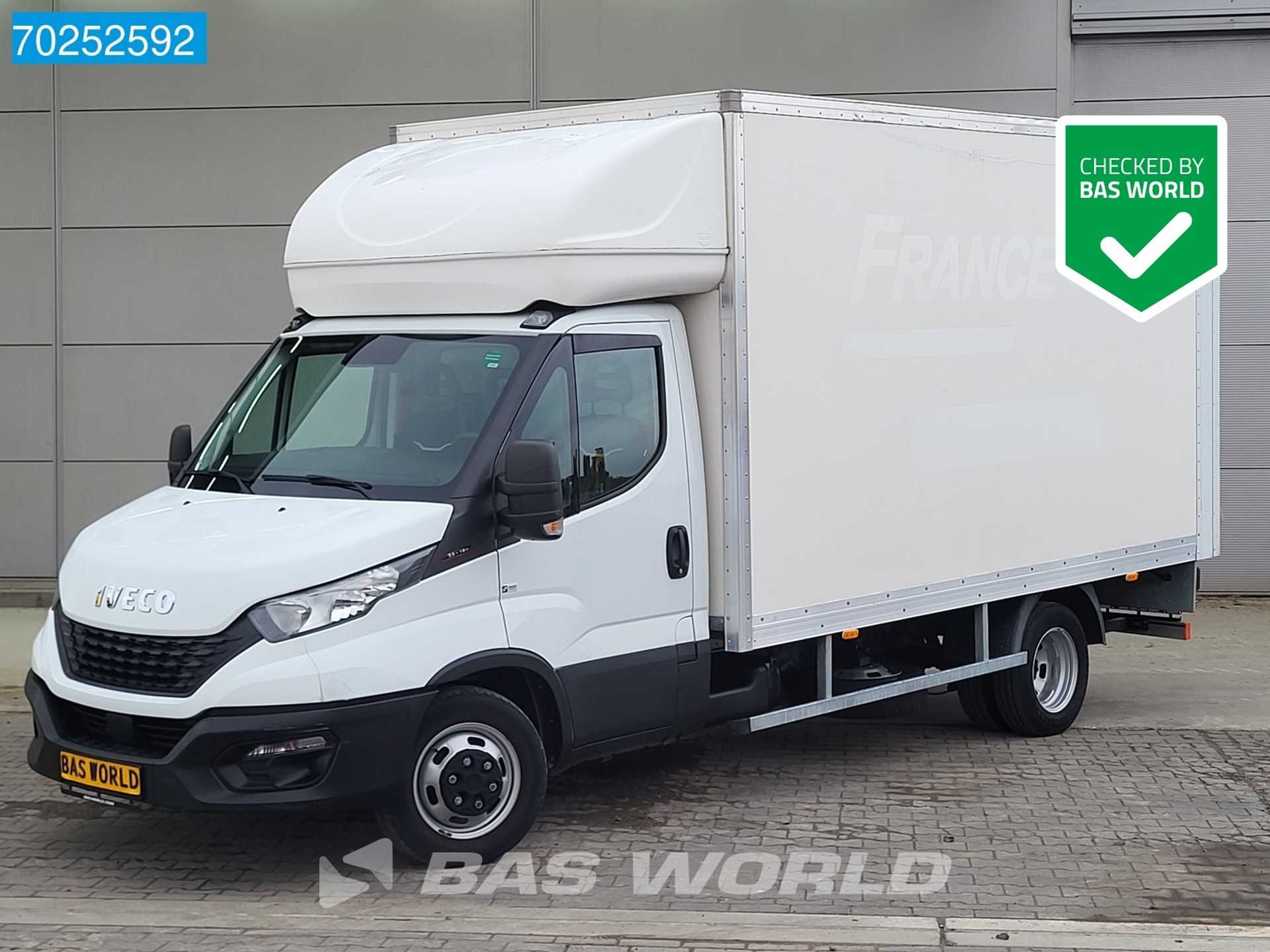 Iveco Daily 35C16 3.0L Laadklep Zijdeur Bakwagen Dubbellucht Airco Cruise Meubelbak Koffer 19m3 Airco Cruise control