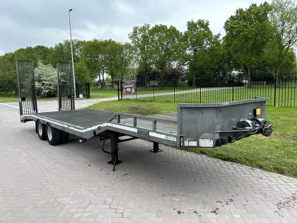 VELDHUIZEN Be oplegger 10 ton semi dieplader met roostervloer