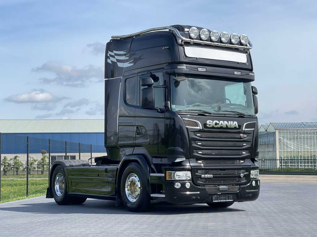 Scania R580 V8 RETARDER, FULL AIR, LEATHER, KING OF THE ROAD. TN1091