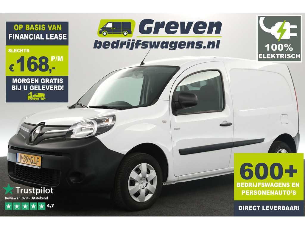 Renault Kangoo Z.E. Incl. Accu L1H1 Automaat | Elektrisch Airco Navigatie Schuifdeur Elektrpakket