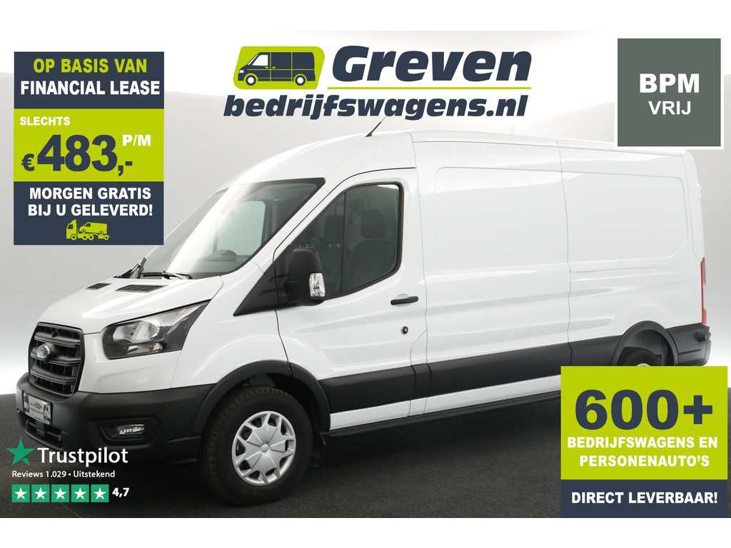 Ford Transit L3H2 Trend BPM VRIJ | Airco Cruise PDC 3 Persoons Elektrpakket