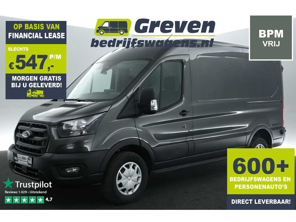 Ford Transit Trend L2H2 BPM Vrij | Airco Carplay Cruise Navigatie PDC 3 Persoons Trekhaak