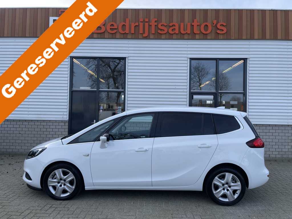 Opel Zafira 2.0 CDTI 170pk grijs kenteken / 2 persoons / rijklaar € 7.950 ex btw / lease vanaf € 182 / airco / cruise / navi / recaro stoel / pdc voor en achter