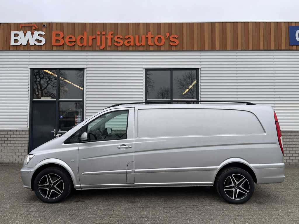 Mercedes-Benz Vito 113 CDI 343 L3H1 / rijklaar € 12.950 ex btw / lease vanaf € 295 / airco / cruise / trekhaak 2000 kg / zilver metallic !