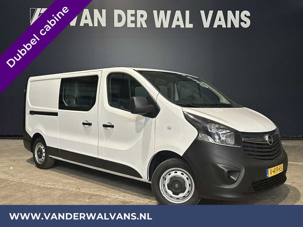 Opel Vivaro 1.6 CDTI 122pk L2H1 Dubbele Cabine Euro6 Airco | 5-zits | Cruisecontrol Trekhaak