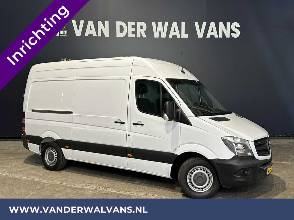 Mercedes-Benz Sprinter 316 CDI 163pk L2H2 inrichting Airco | 2800kg Trekhaak | Omvormer Chauffeursstoel, Cruisecontrol, Parkeersensoren