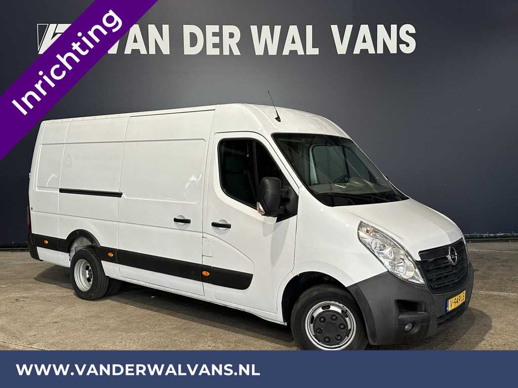 Opel Movano 2.3 CDTI 145pk Dubbel lucht 3500kg trekhaak L3H2 inrichting Euro6 Airco | Omvormer navigatie, camera, cruisecontrol, parkeersensoren