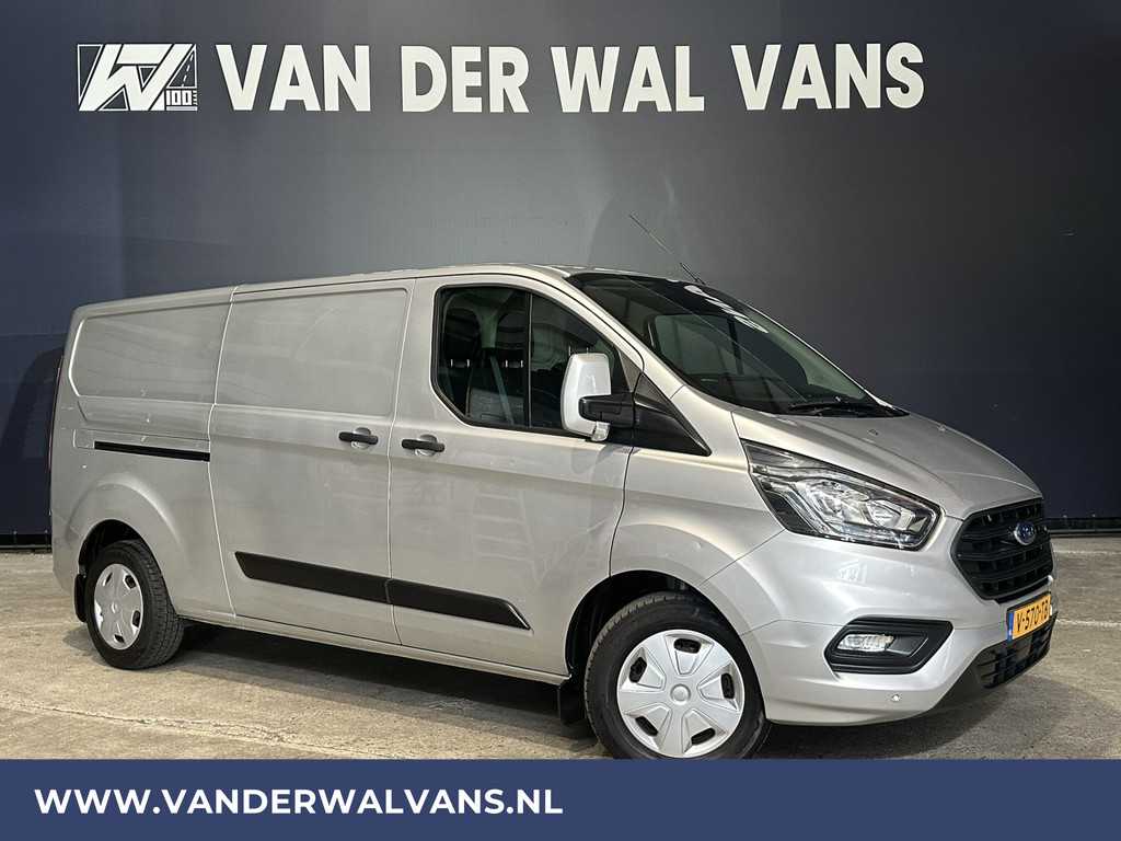 Ford Transit Custom 2.0 TDCI 131pk L2H1 Euro6 Airco | 2800kg Trekhaak | LED | Cruisecontrol Parkeersensoren, Verwarmde voorruit, Bijrijdersbank