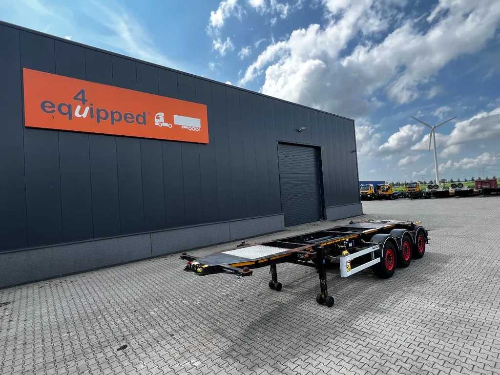 Burg 20FT ADR (EX/II, EX/III, FL, AT)-Chassis, empty weight: 3.690kg, SAF INTRADISC, 2x Liftaxle, NL-chassis, APK/ADR till 08-2025