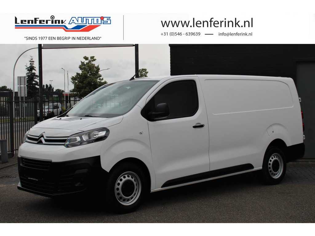 Citroën Jumpy 2.0 HDI 122 pk L3 XL Navi, va 299,- p/mnd Airco, Cruise Control, Laadruimte Pakket, 3-Zits