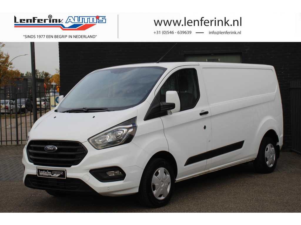 Ford Transit Custom 2.0TDI 105PK L2H1 airco PDC LED Bumpers in kleur laadruimtepakket