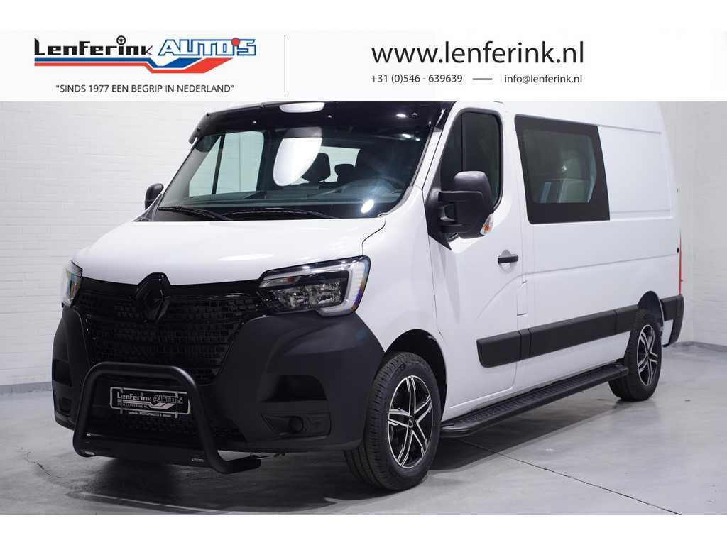 Renault Master 2.3 dCi 135 L2H2 Dubbel Cabine 6-Zits Edition Airco, Cruise Control, 17" LMV, Treeplanken, Zonneklep