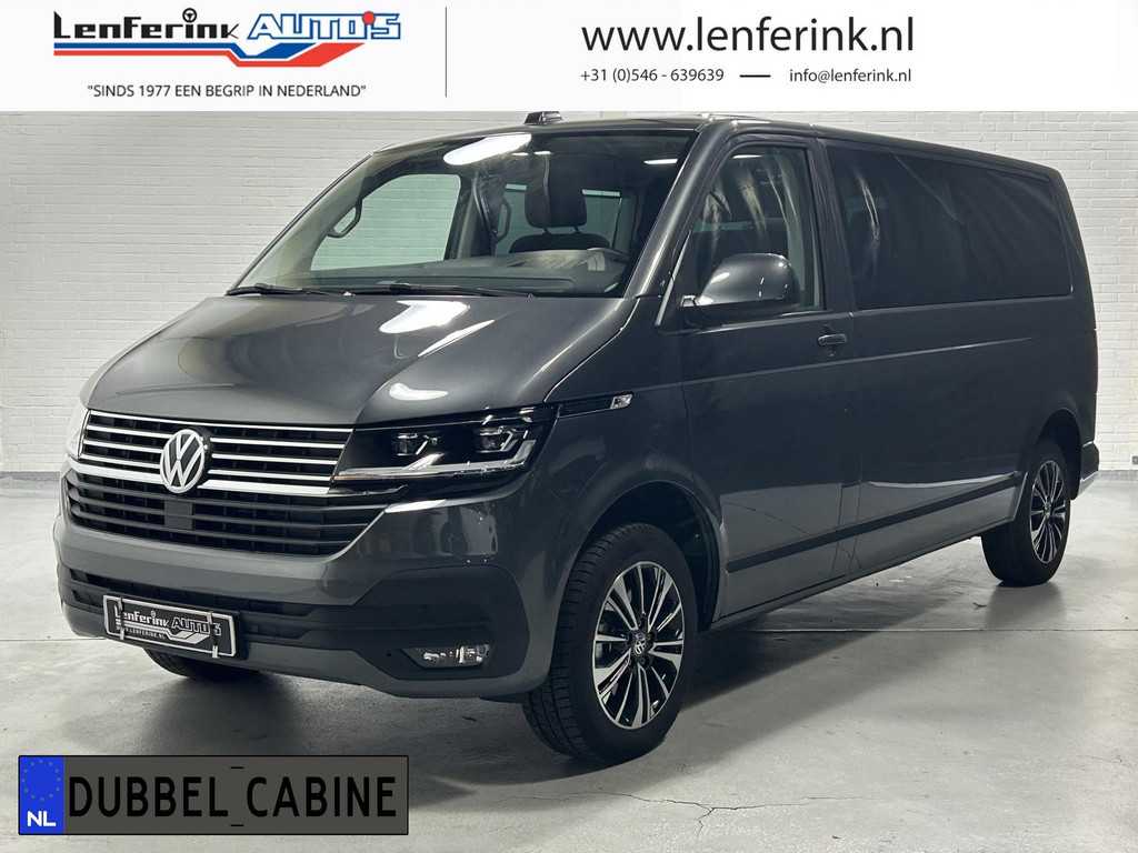 Volkswagen Transporter 2.0 TDI 150 pk DSG Aut. Dubbel Cabine Navi LED Koplampen, 17" LMV, Adapt. Cruise, PDC V+A, 5-Zits