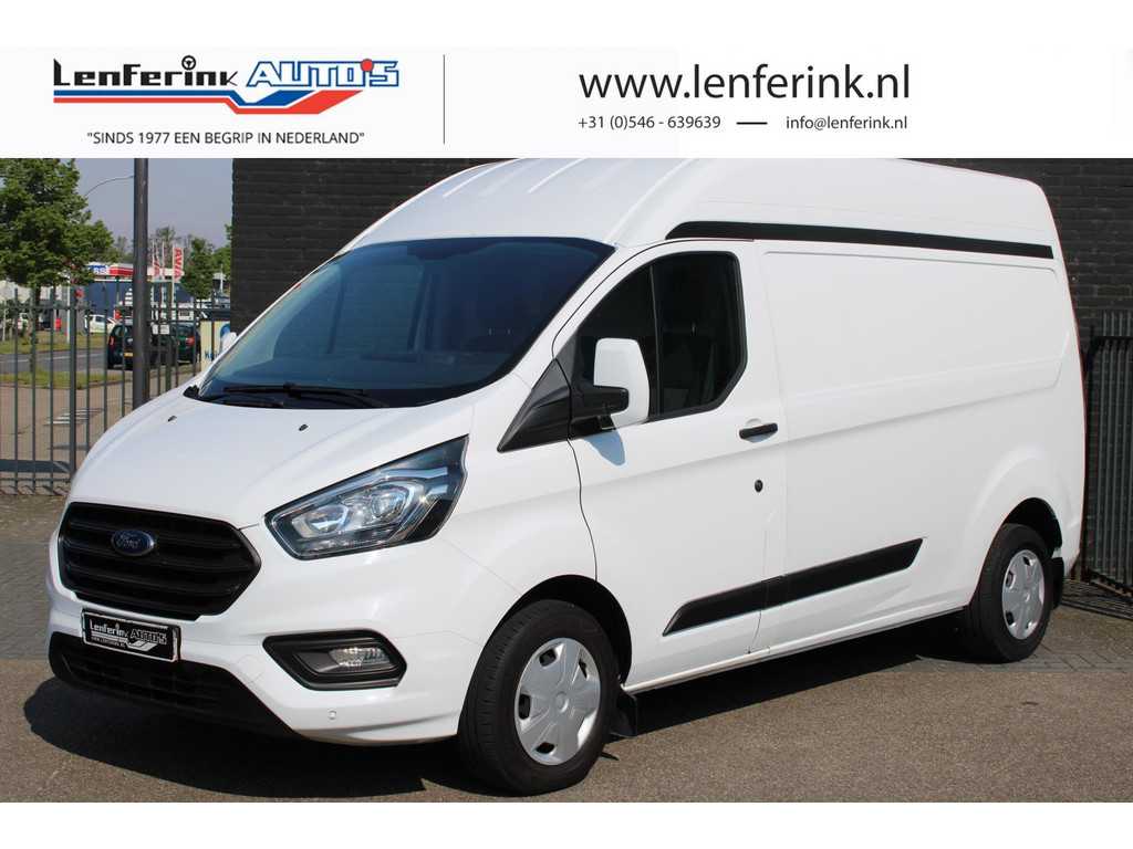 Ford Transit Custom 2.0 TDCi 130 pk L2H2 Hoog Dak Airco, Trekhaak Cruise Control, PDC V+A,