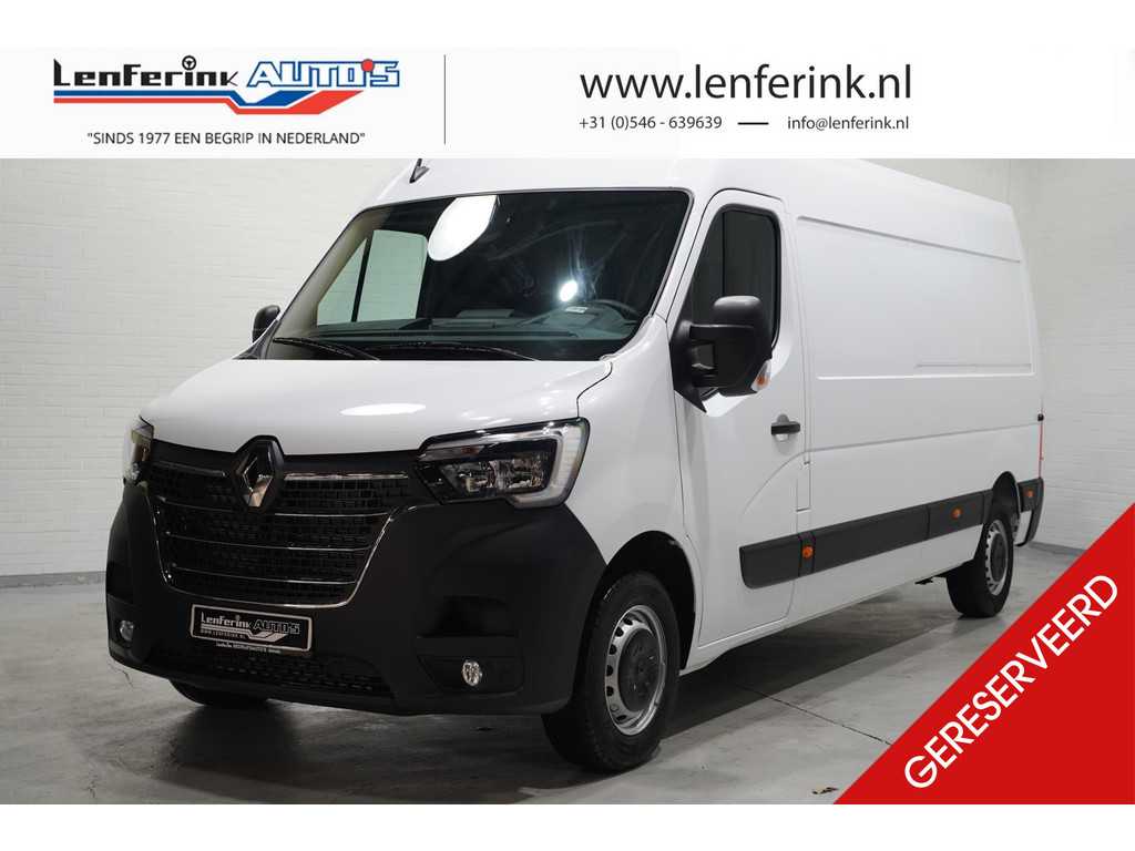 Renault Master 2.3 DCI 135 pk L3H2 Navi, Camera v.a. 388,- p/mnd PDC V+A, 270 Graden Deuren, Smartphone Lader, 3-Zits, Nieuw