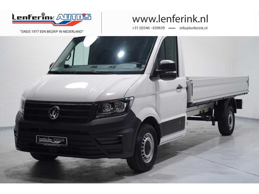 Volkswagen Crafter 2.0 TDI 140 pk L4 Pick Up / Open Laadbak Airco Cruise Control, 3-Zits, LxBxH 430x203x40 cm