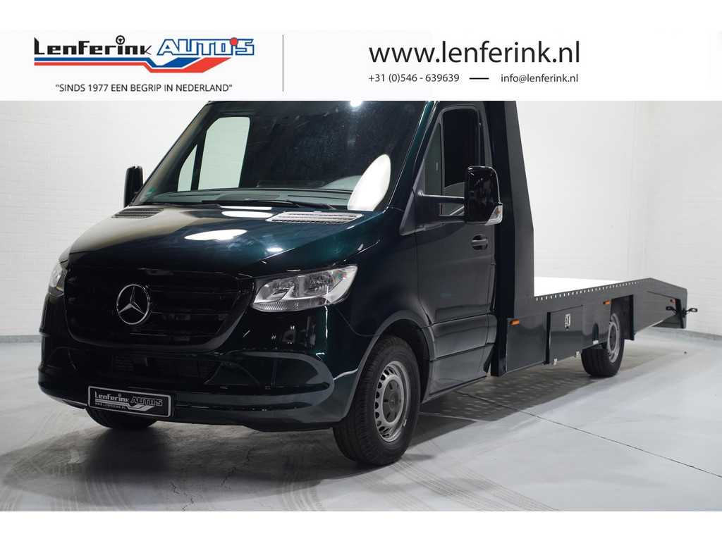 Mercedes-Benz Sprinter 316 CDI 163 pk Autotransporter Luchtvering Trekhaak 3.500 kg, Bumper in Kleur, Zwarte Grille, 2-Zits