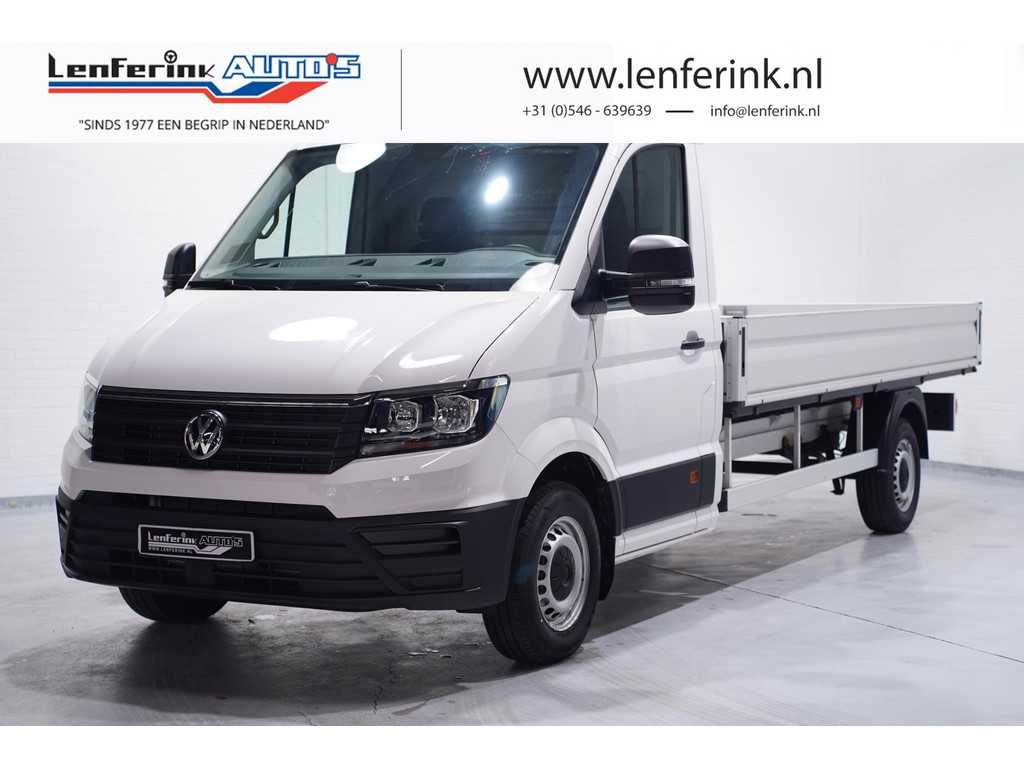 Volkswagen Crafter 2.0 TDI 140 pk L4 Pick Up / Open Laadbak Airco Cruise Control, 2-Zits LxBxH 430x203x40 cm, Nieuw