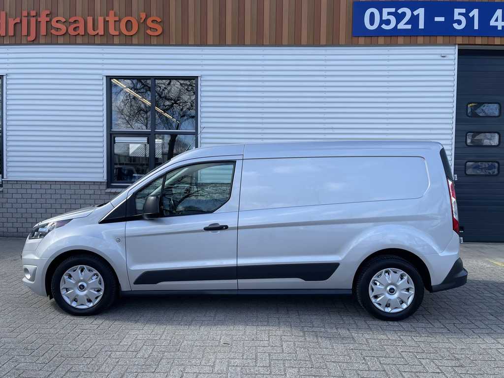 Ford Transit Connect 1.5 TDCI 100pk L2 Trend / vaste prijs rijklaar € 15.950 ex btw / nieuwe koppeling / lease vanaf € 337 / airco / cruise / navi / 3 zits / zilver metallic !