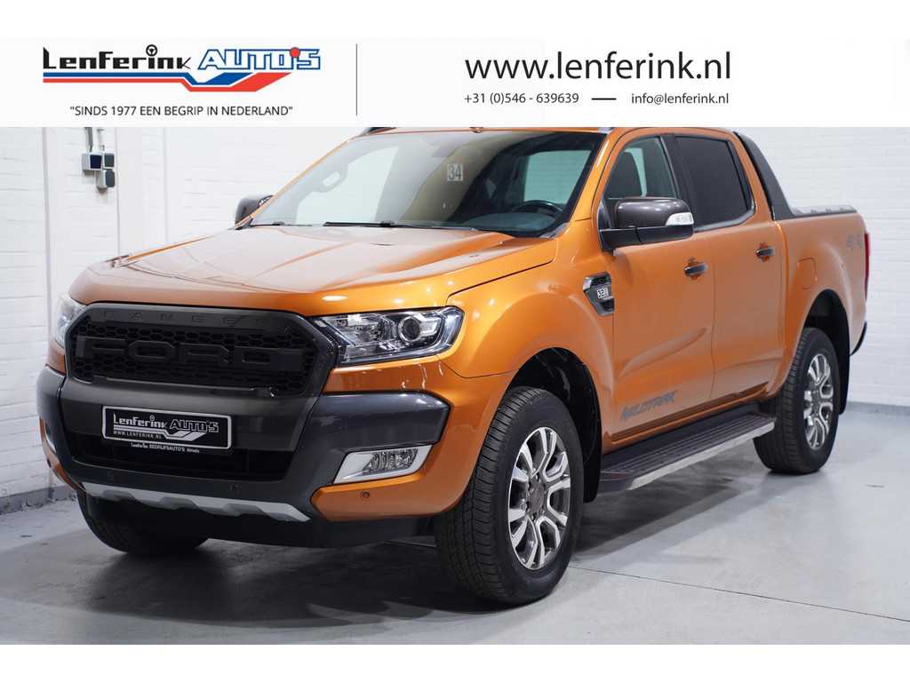 Ford Ranger 3.2 TDCi Wildtrack 200 pk Aut. 2-Zits Navi Camera, Dakrails, Treeplanken, Trekhaak 3.500 kg