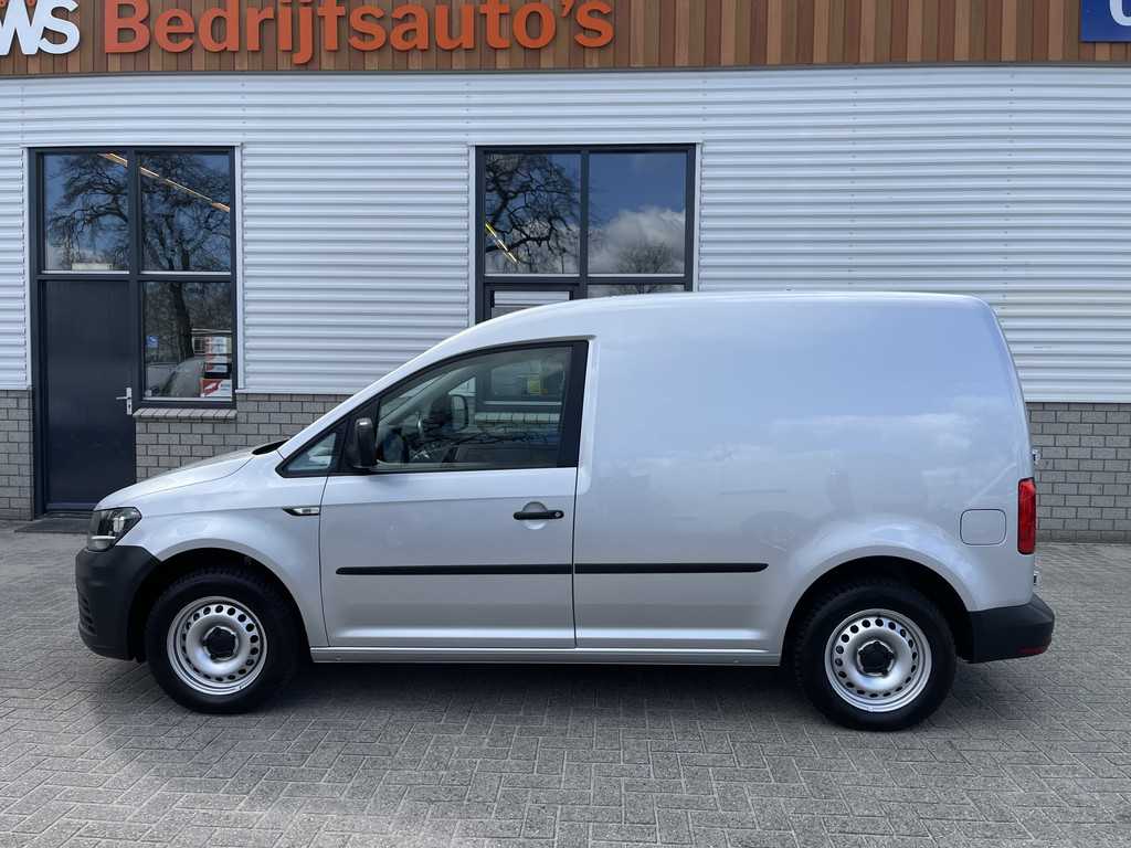 Volkswagen Caddy 2.0 TDI L1H1 BMT Trendline / rijklaar € 12.950 ex btw / lease vanaf € 274 / airco / cruise / navi / trekhaak / grijs metallic !