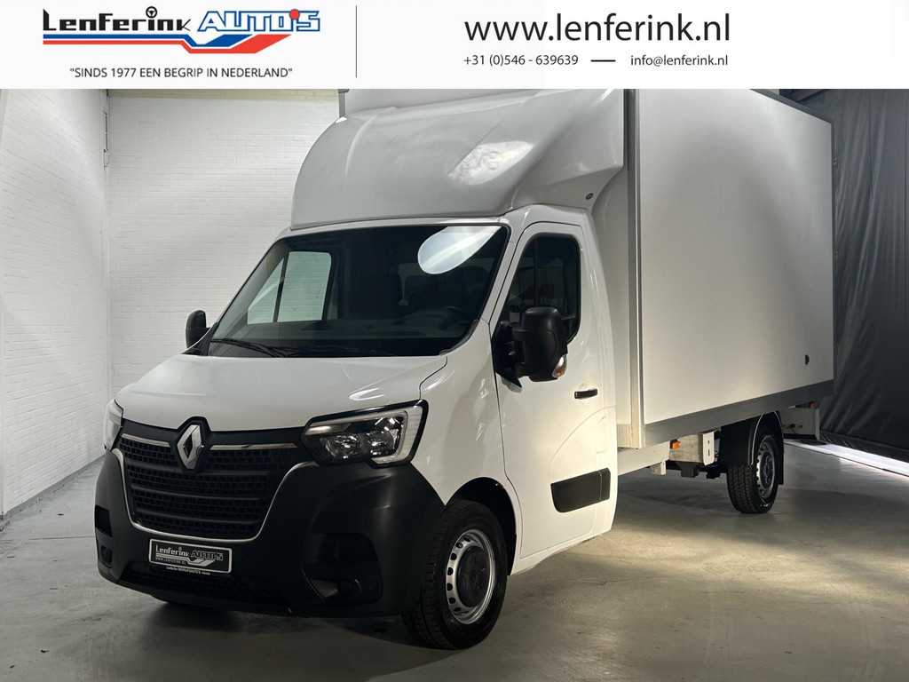 Renault Master 2.3 DCi 165 pk Bakwagen met Deuren en Zijdeur Airco, Camera, LxBxH 415x204x230 cm, 19,5m3, 3-Zits