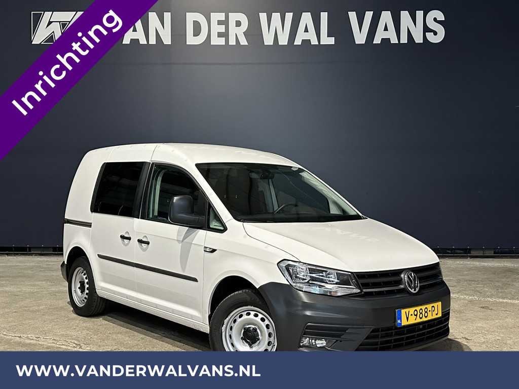 Volkswagen Caddy 2.0 TDI L1H1 inrichting Euro6 Airco | Cruisecontrol | Trekhaak | Parkeersensoren zijdeur, verwarmde voorruit