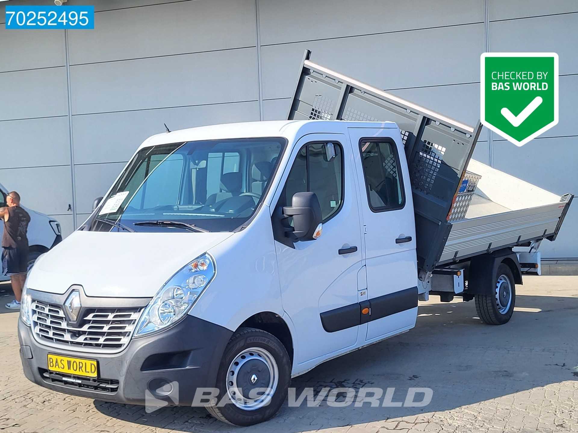 Renault Master 130pk 3- zijdige Kipper Euro6 Airco Trekhaak Tipper Benne Kieper Airco Dubbel cabine Trekhaak