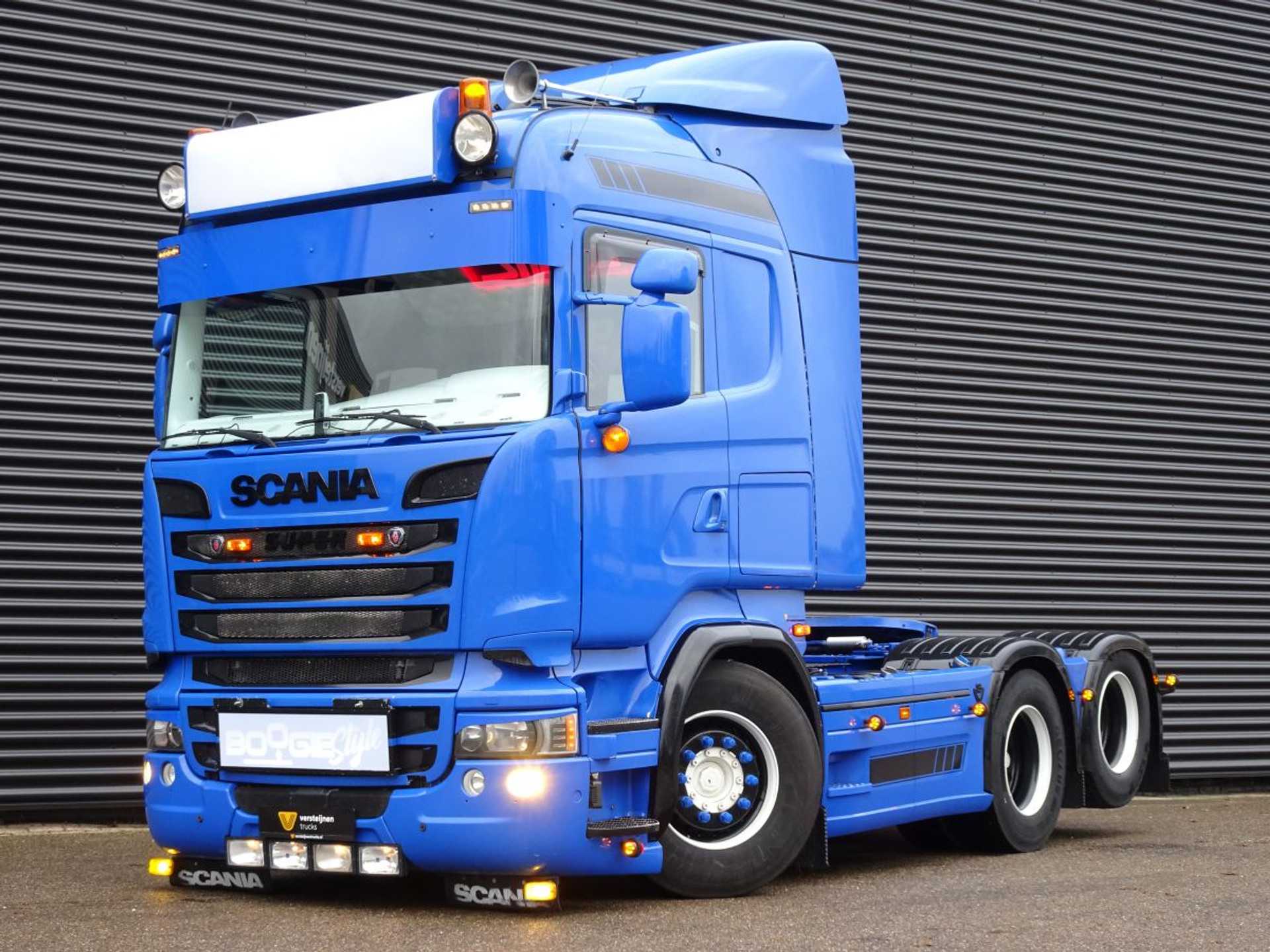Scania R580 V8 / 6X2 / RETARDER / BOOGIE / MANUAL / WB 290