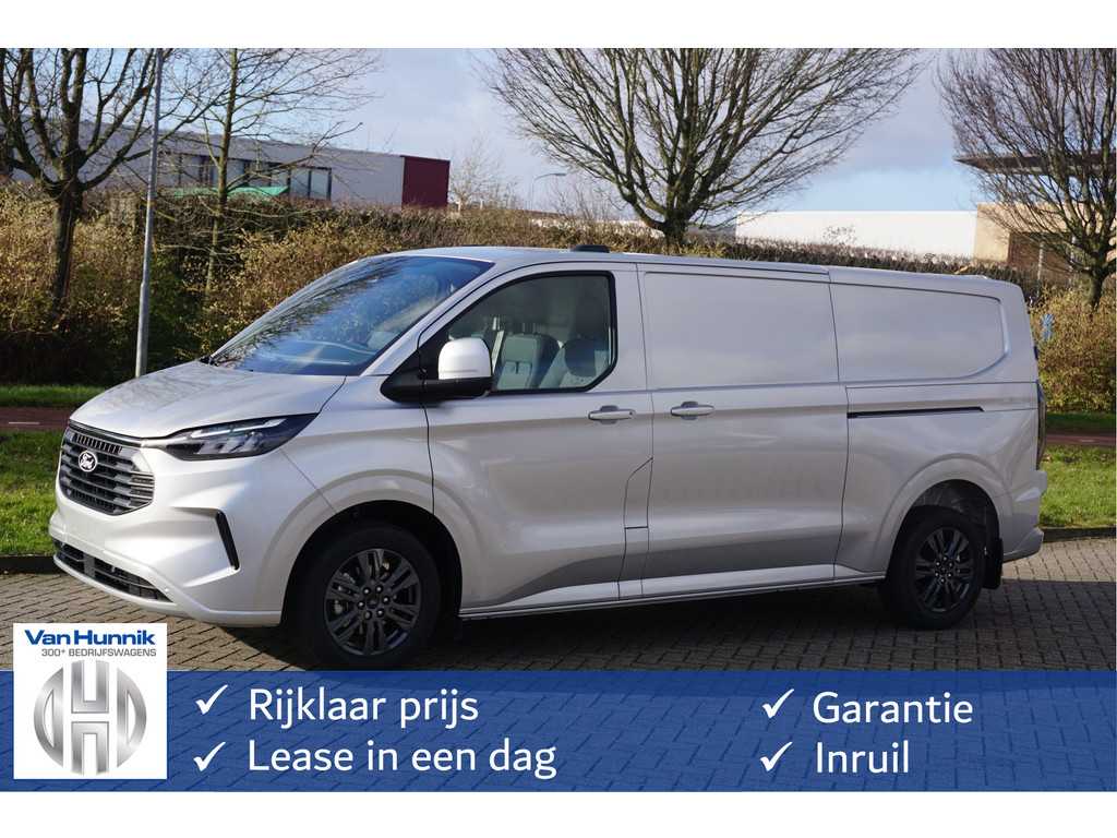 Ford Transit Custom 300L 170PK Limited AUT MY2024 Navi, ACC, Trekhaak, 360° Cam, 17" LM, 2x Schuifdeur!! NR. 839