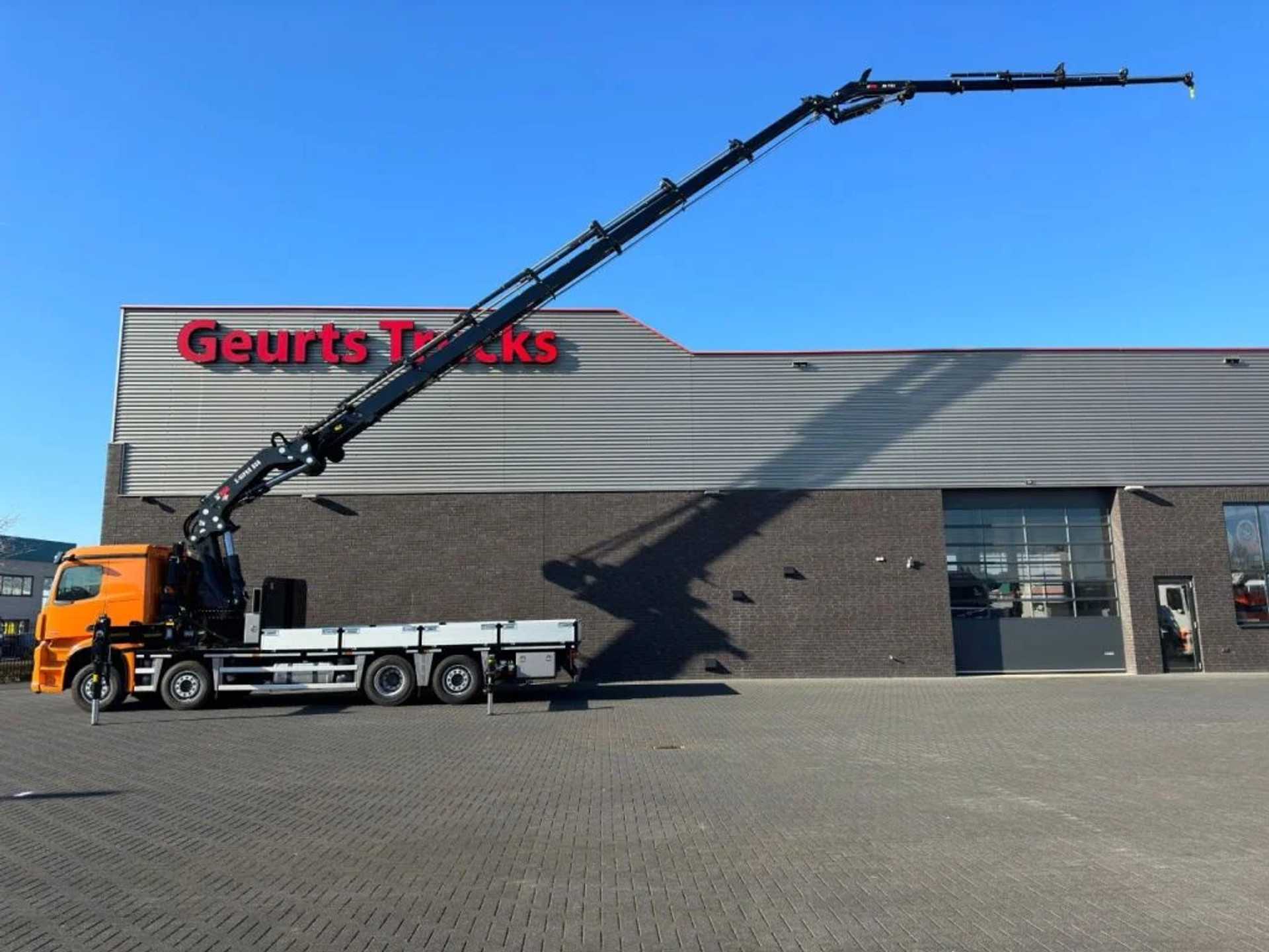 Mercedes-Benz Arocs 3751 8X2 + HIAB 858E-7 + JIB 175X-5 JDC KRAAN/KRAN/CRANE/GRUA/NIEUW/NEW