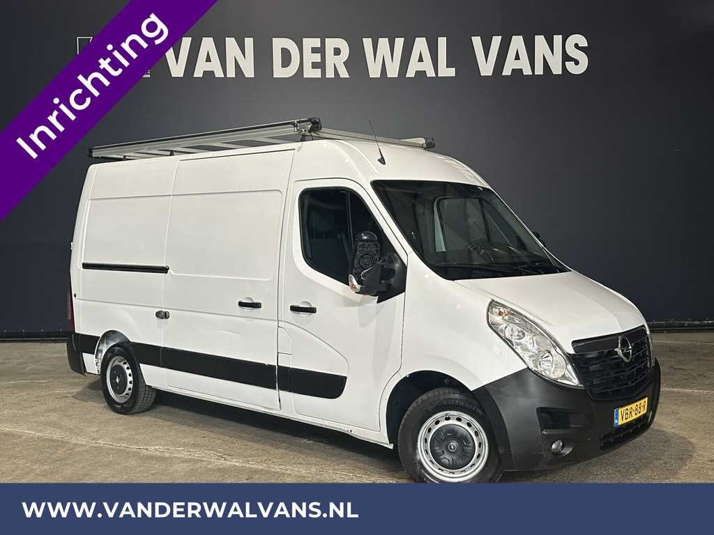 Opel Movano 2.3 CDTI BiTurbo 145PK L2H2 Inrichting Euro6 Airco | Imperiaal | Trap | Trekhaak 2500kg Omvormer, Camera, Parkeersensoren, Cruisecontrol, Navigatie, Bijrijdersbank, Bluetooth-telefonie