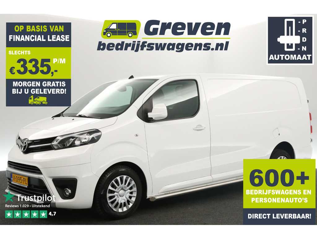 Toyota ProAce 2.0 D-4D L3H1 177PK Automaat Airco Cruise Navi PDC Elektrpakket Sidebars