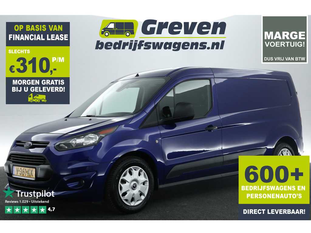 Ford Transit Connect 1.5 TDCI L2H1 Marge | Airco Camera Navi PDC Cruise 3 Persoons DAB+ Elektrpakket