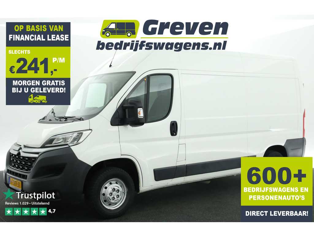 Citroën Jumper 33 2.0 BlueHDi L2H2 130PK Airco Cruise Navi PDC Elektrpakket Schuifdeur