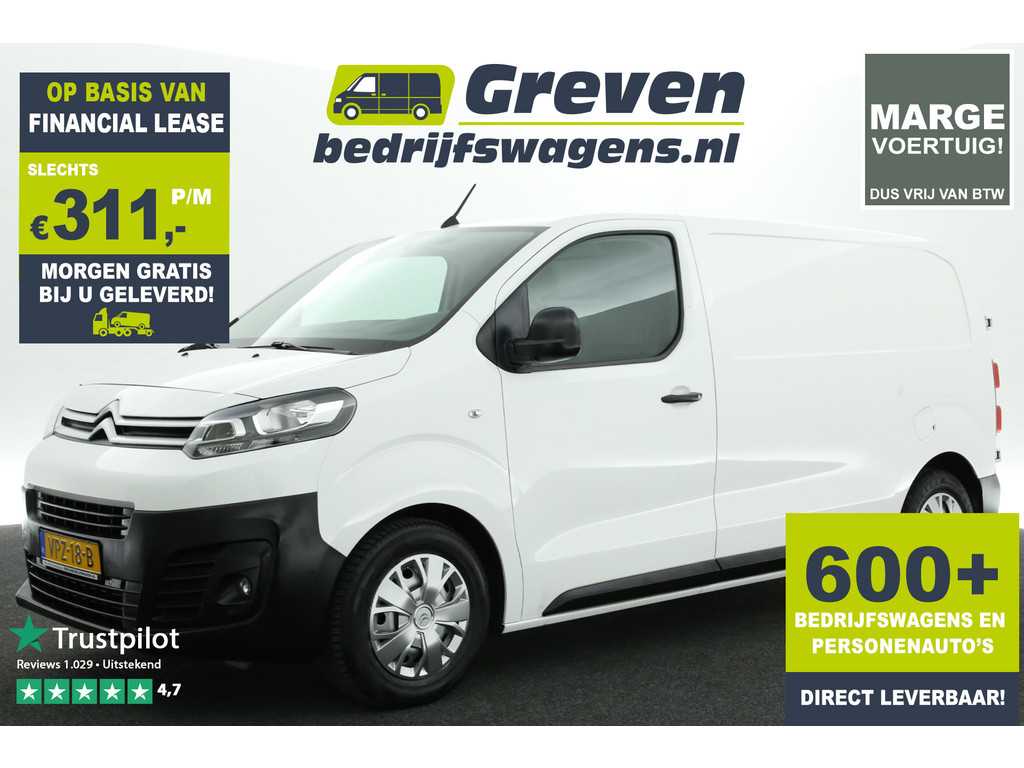 Citroën Jumpy 1.6 BlueHDI L2H1 Marge Cruise Parkeersensoren Elektrpakket Schuifdeur