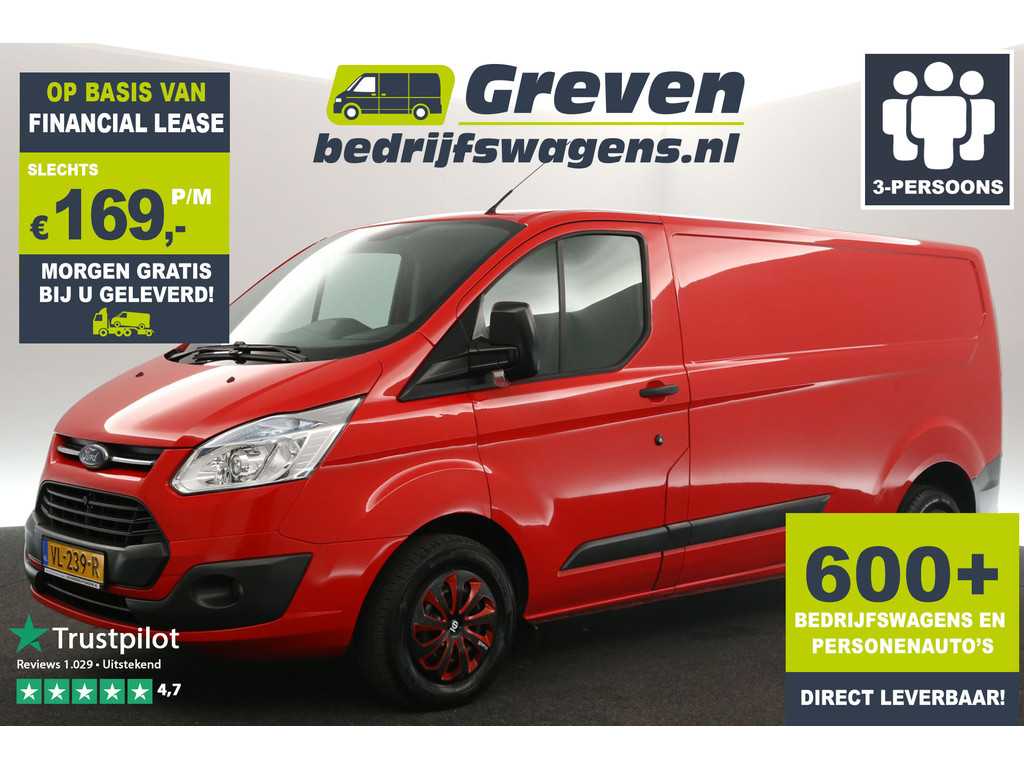 Ford Transit Custom 290 2.2 TDCI L2H1 Airco Cruise 3 Persoons Elektrpakket Trekhaak