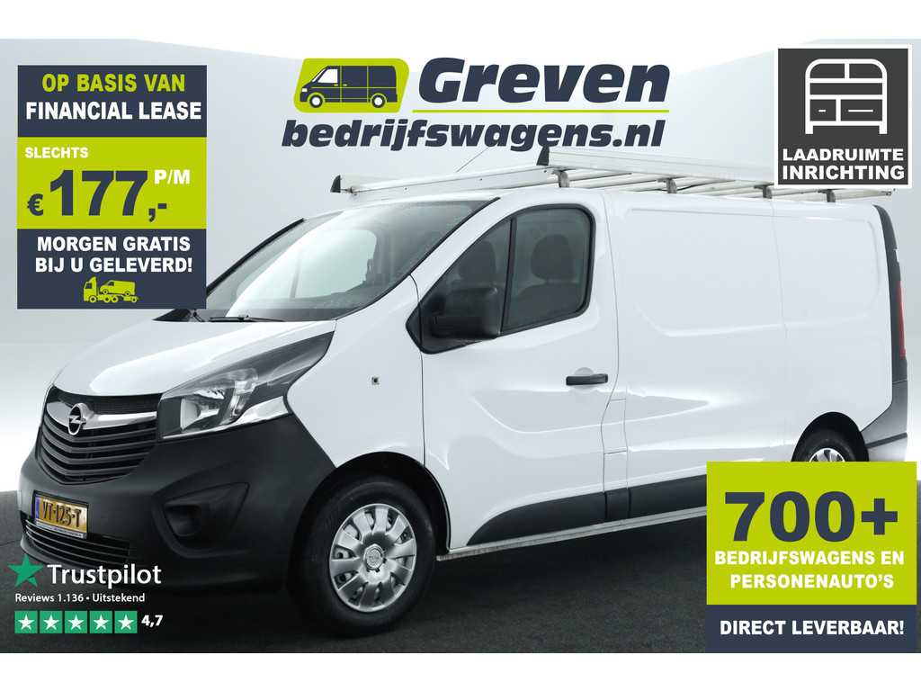 Opel Vivaro 1.6 CDTI L1H1 Airco Inrichting Cruise 3 Persoons Kasten Imperiaal Elektrpakket