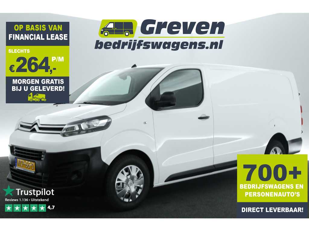 Citroën Jumpy 2.0 BlueHDI L3H1 Airco Cruise Parkeersensoren Elektrpakket Schuifdeur