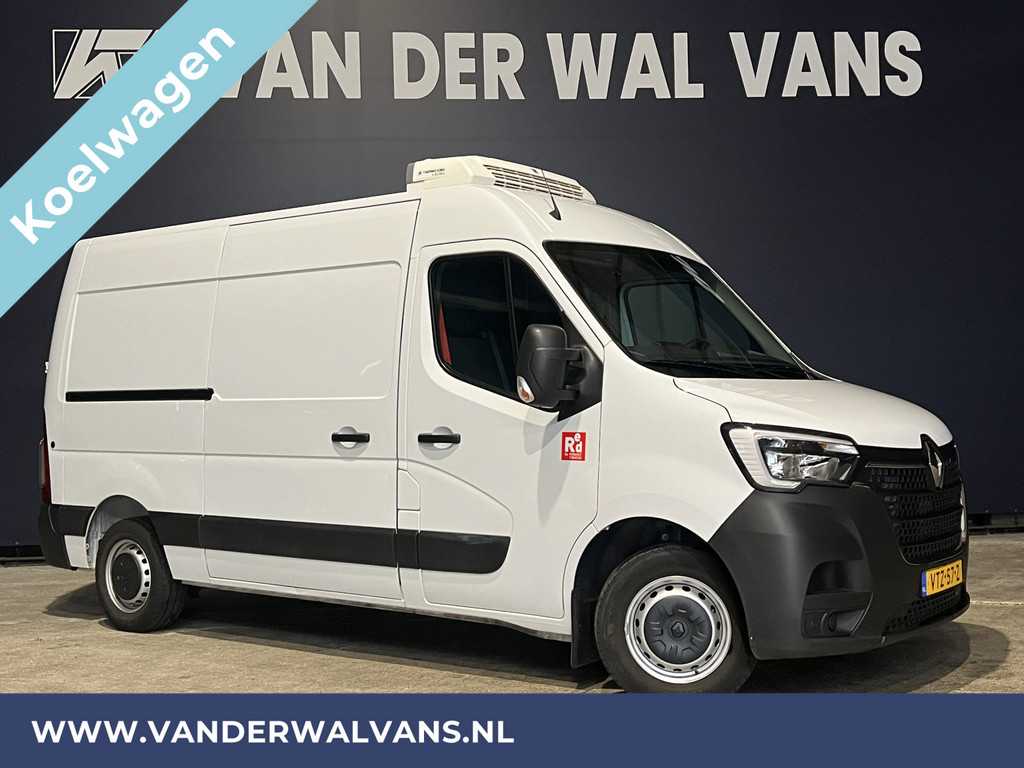 Renault Master 2.3 dCi L2H2 Koelwagen Thermoking V-300 MAX Vriezen -30°C tot verwarmen + 20°C Dag + Nacht Fabrieksgarantie Euro6 Airco | Camera, Navigatie, 2500kg Trekhaak, Cruisecontrol, Parkeersensoren, LED, Bijrijdersbank