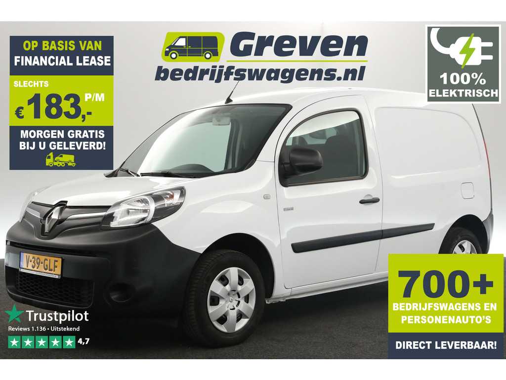 Renault Kangoo Z.E. Incl. Accu L1H1 Automaat | Elektrisch Airco Navigatie Elektrpakket Schuifdeur