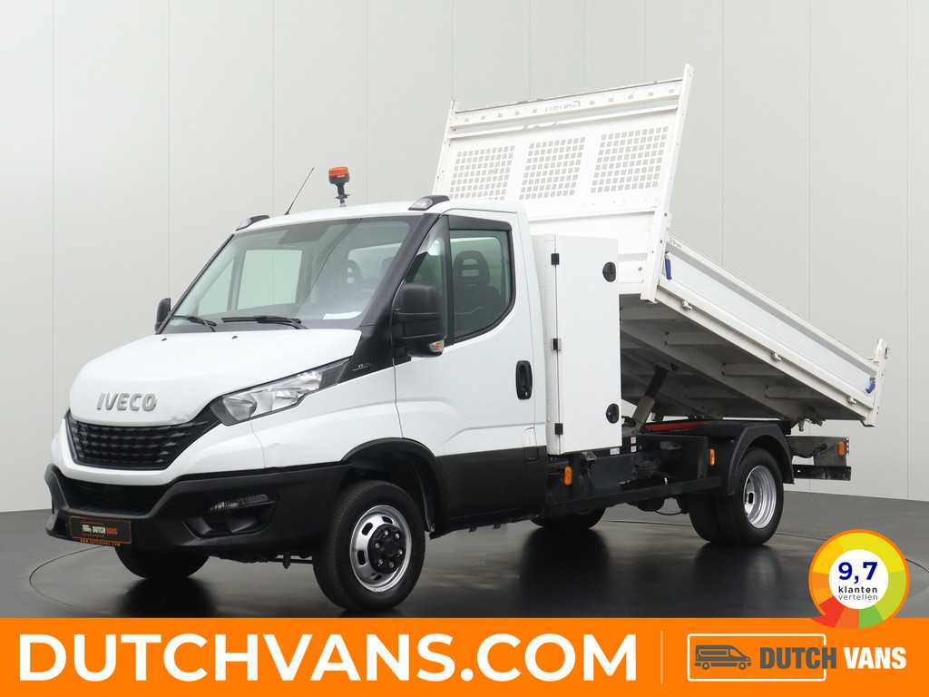 Iveco Daily 35C14 Kipper met Toolbox | 3500Kg Trekhaak | Airco | 3-Persoons