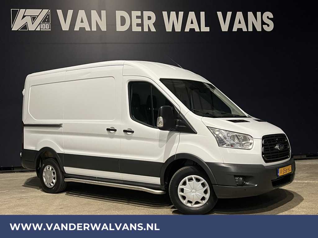 Ford Transit 2.0 TDCI 131pk L2H2 Euro6 Airco | 2800kg Trekhaak | Navigatie | Cruisecontrol | LED Sidebars, Parkeersensoren, Bijrijdersbank