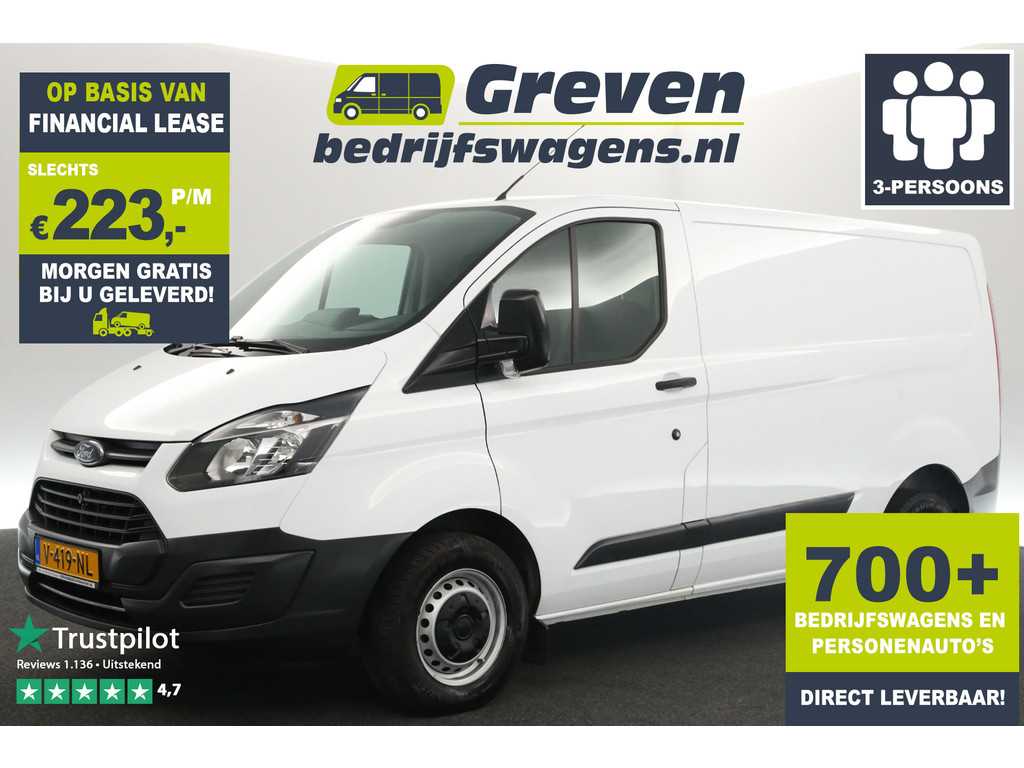 Ford Transit Custom 270 2.0 TDCI L1H1 Airco 3 Persoons Schuifdeur Trekhaak