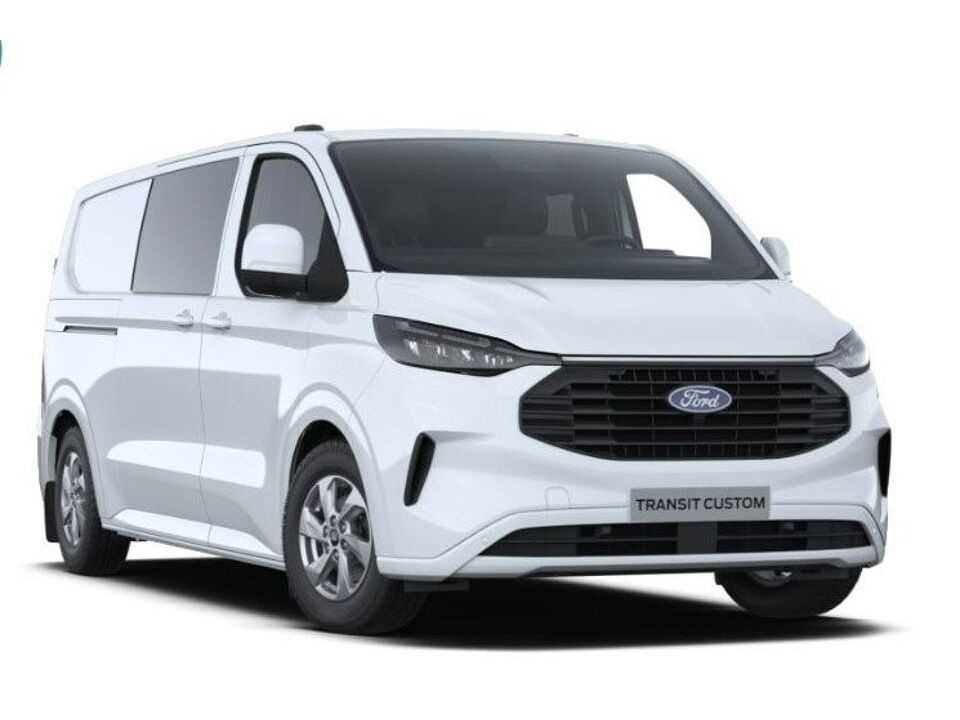 Ford Transit Custom 320L 170PK DC Limited AUT MY2024 Navi, ACC, Trekhaak, 360° Cam, 17" LM, 2x Schuifdeur!! NR. 00720